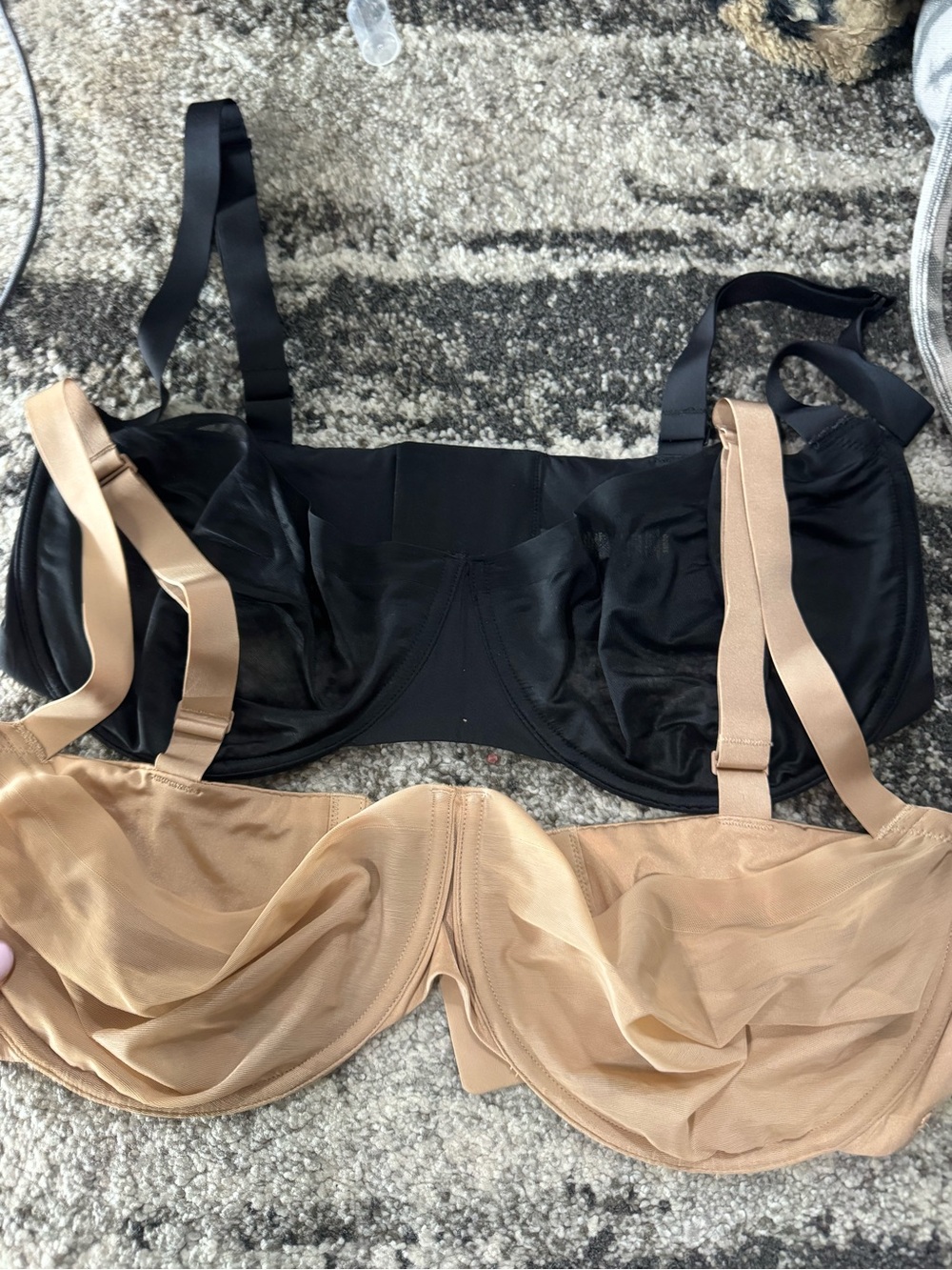 Everyday Underwire Bra - Black & Nude 38DDD & 40DDD bundle